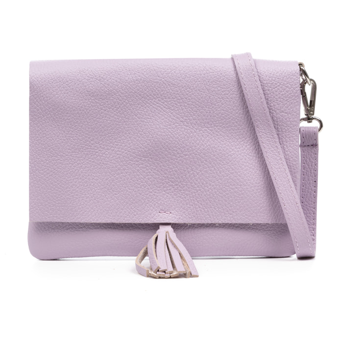 Andorno borsa a tracolla donna. Pelle autentica finitura Dollaro