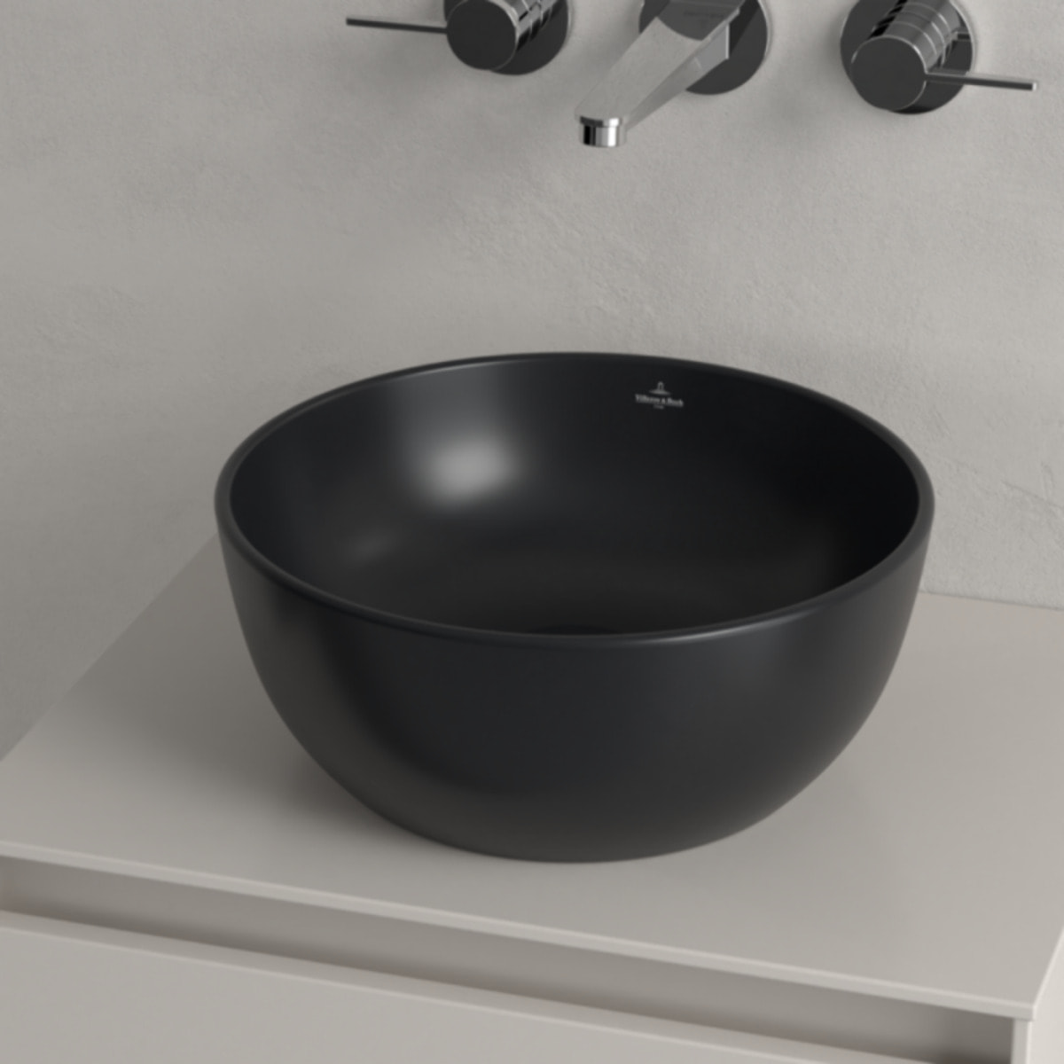 Vasque ronde à poser Artis 32,5cm Noir mat