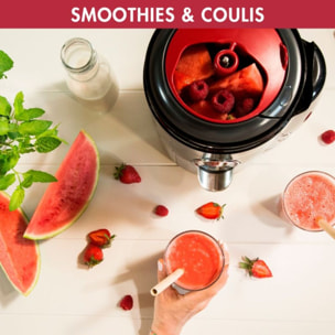 Extracteur de jus MAGIMIX 18085F Juice Expert 3 Chrome et Blanc