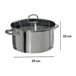 Faitout en Inox 28 cm Resilience