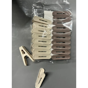 Lot de 20 pinces à linge Essential Cup+