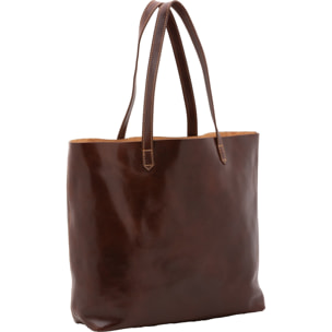 Borsa a mano da donna - Modello False - 100% pelle di vacchetta - 35.0 x 45.0 x 11.0 cm