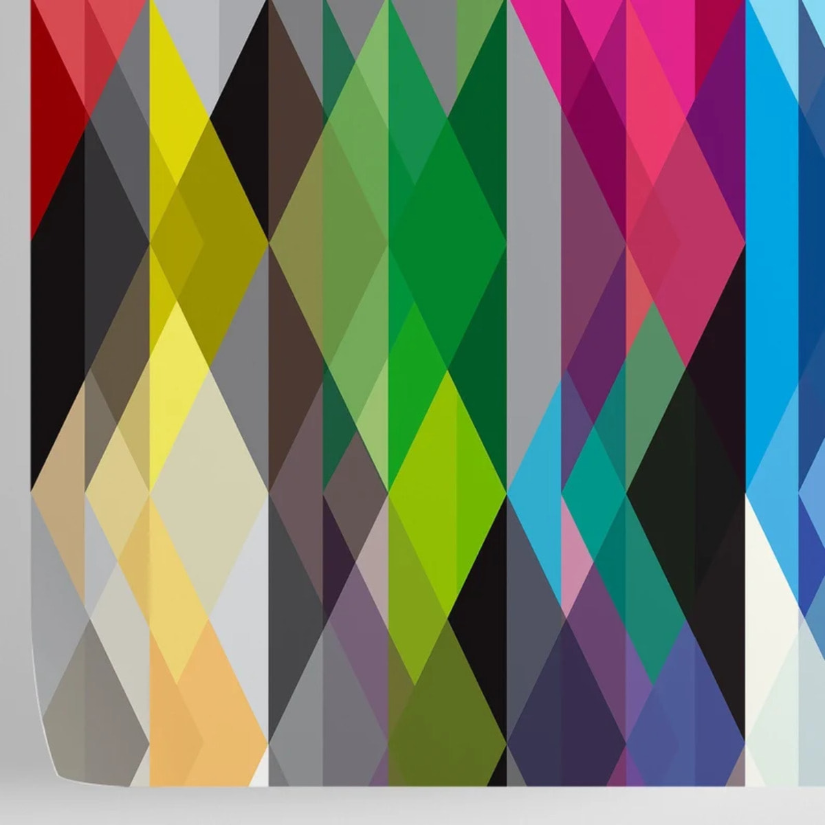 Carta da Parati Geometrica Colorata