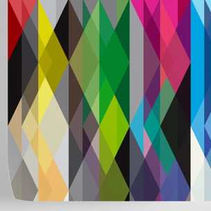 Carta da Parati Geometrica Colorata