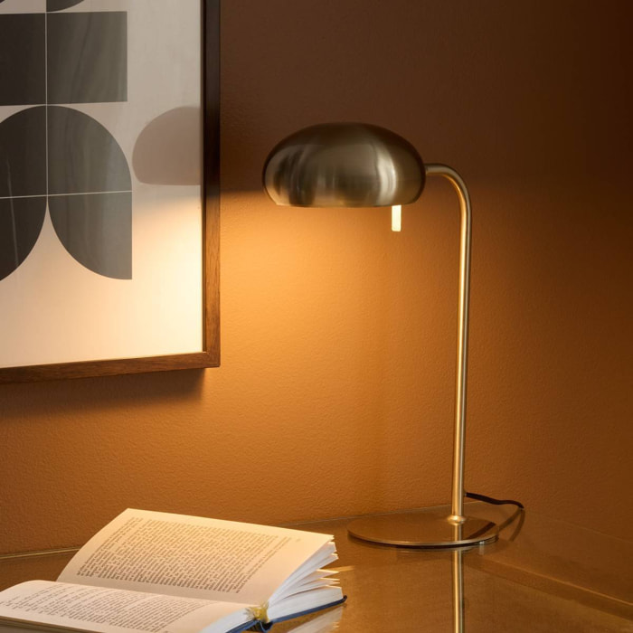 Lampe Maona arc H.38cm argent