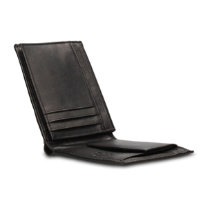Portafoglio uomo in vera pelle - Modello Ereton Prime - Casual - 12.5 x 9.0 x 2.0 cm