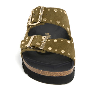 Sandalo Piattaforma Donna Kaki BILLOWY CACHI