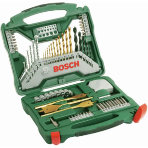 Coffret X-Line perçage vissage BOSCH Ø4 à 10 mm - 70 pièces - 2607019329