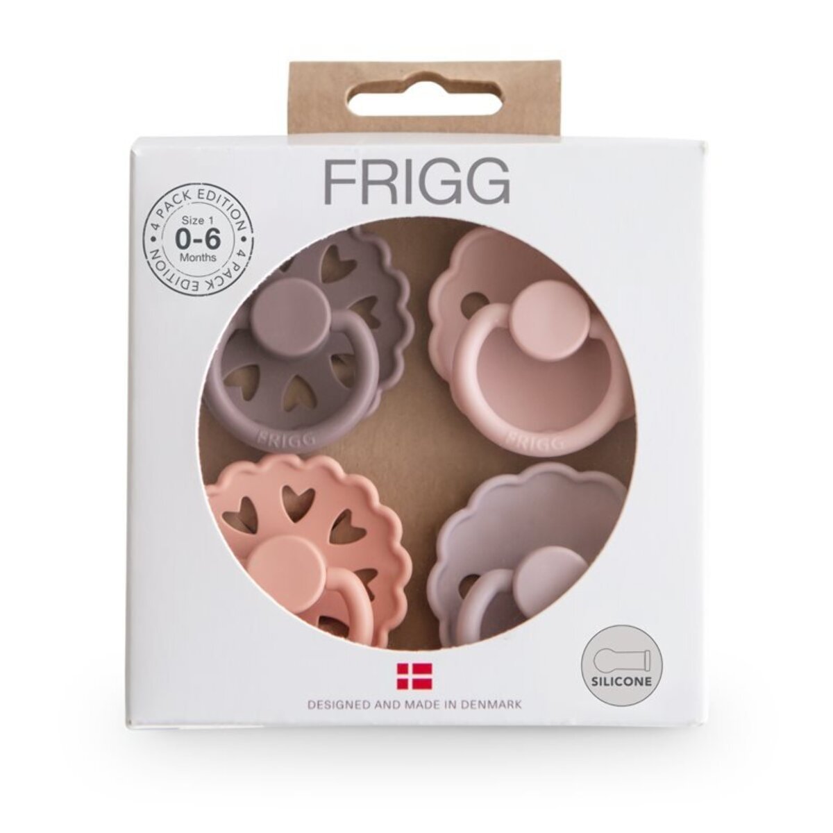 Frigg Pack 4 Chupetes Silicona Mixed