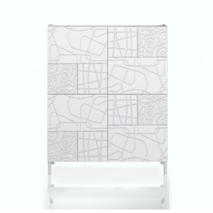 Tomasucci armoire haute EDDY GRAPHIC Blanc