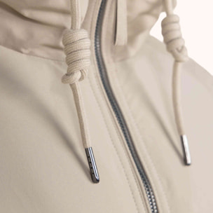 Chaqueta MUNICH lift casual de polyester camel.