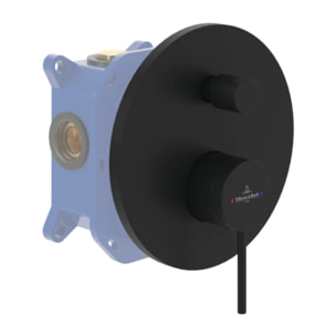 Façade mécanique avec inverseur Loop & Friends Noir mat + corps encastré