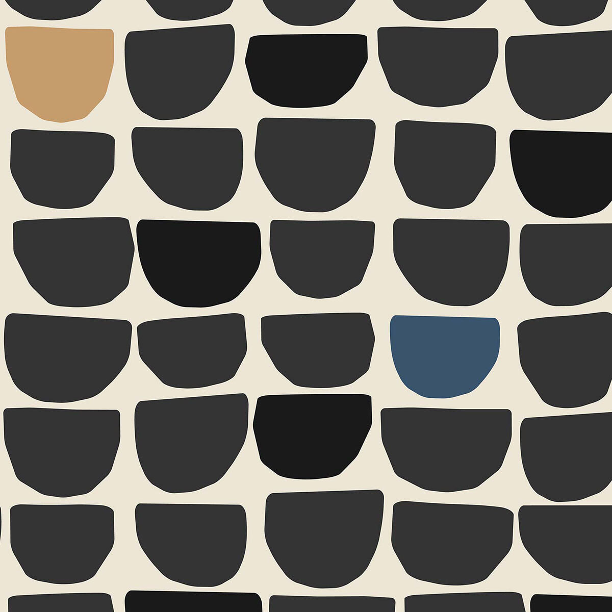 Papier peint, nova - Tapisserie decor Noir