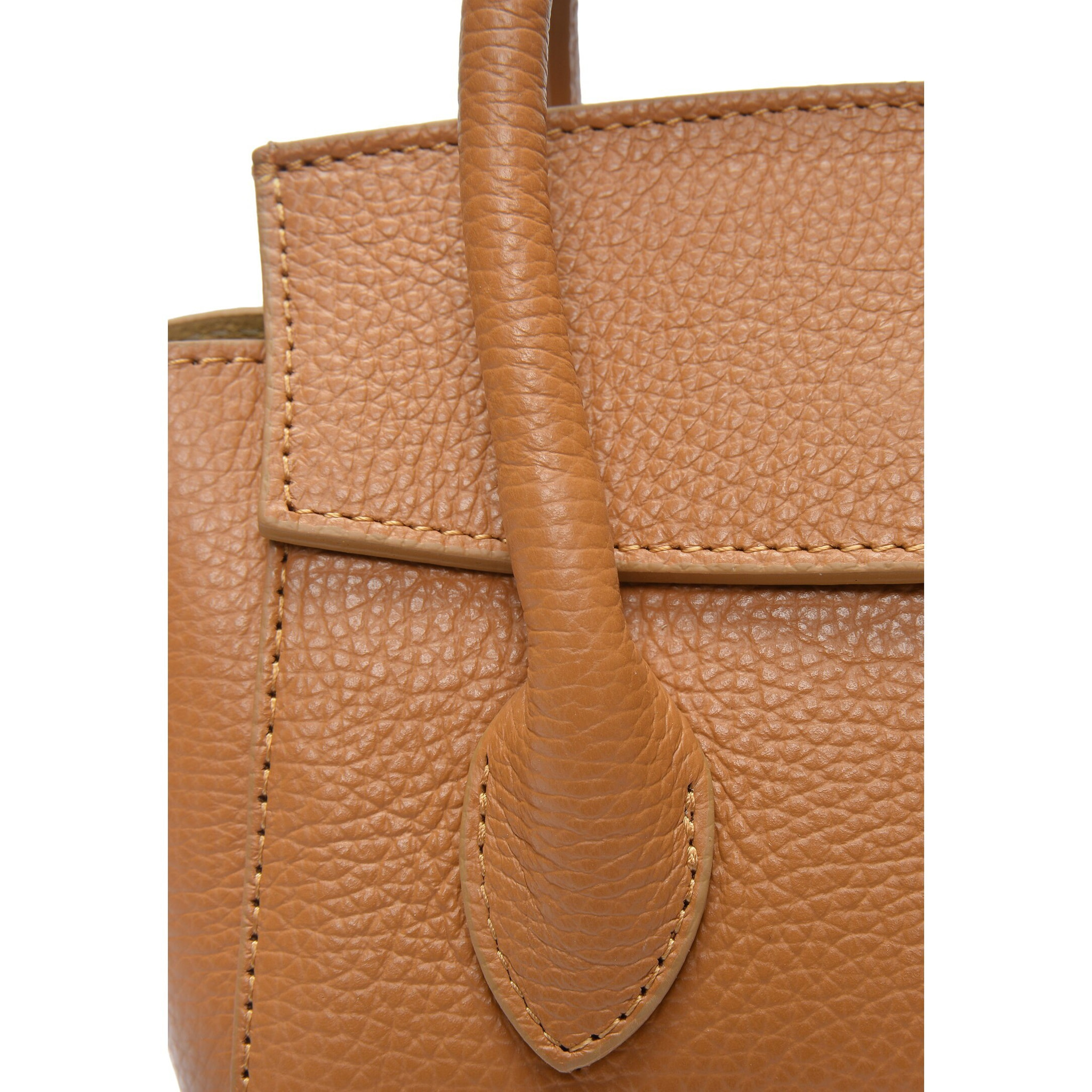 Borsa a spalla Anna Luchini Cammello