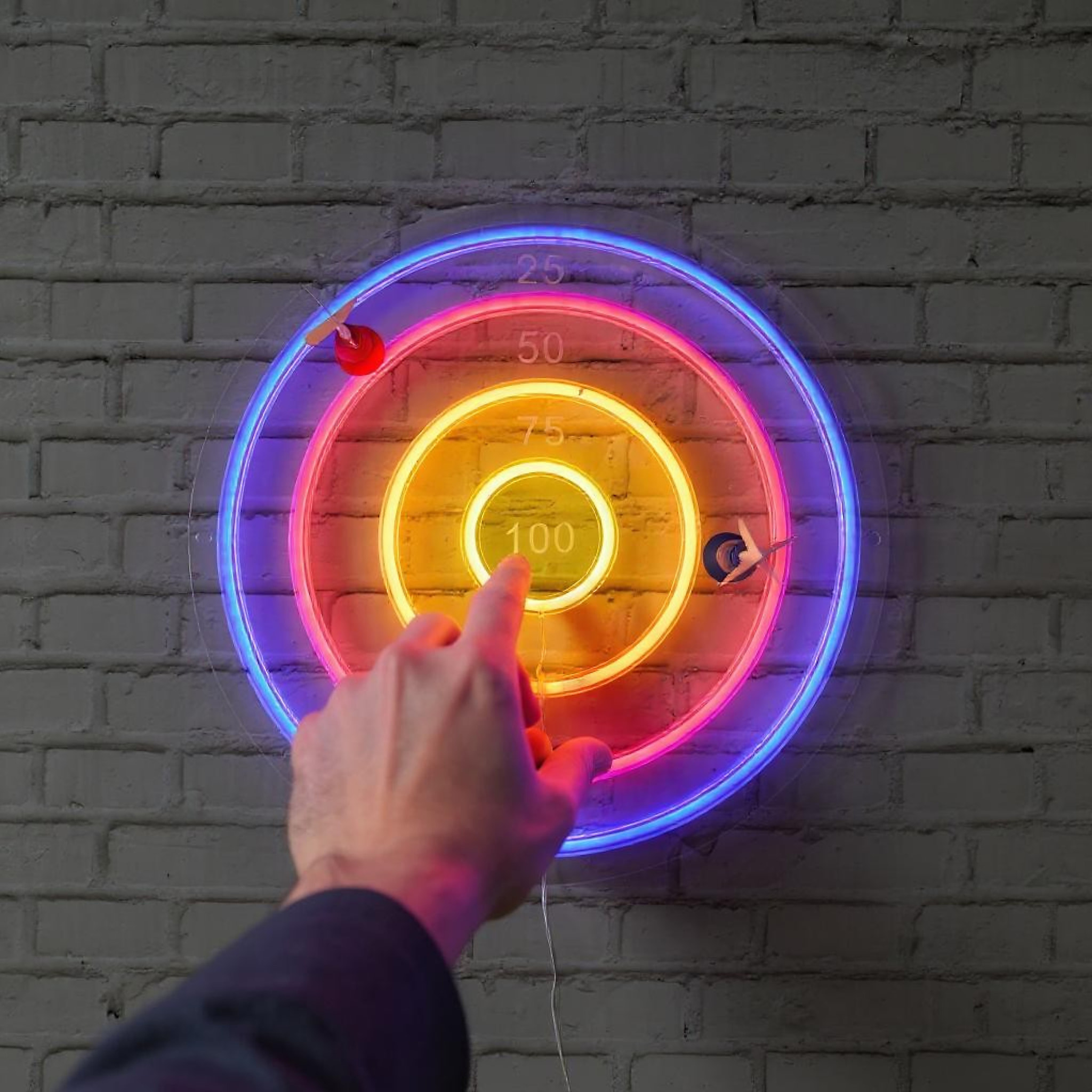 Lampe  Led Effet Neon Cible Usb M6