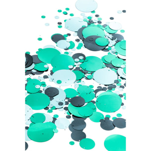 J-Line paquet de sequins - PET - bleu/vert