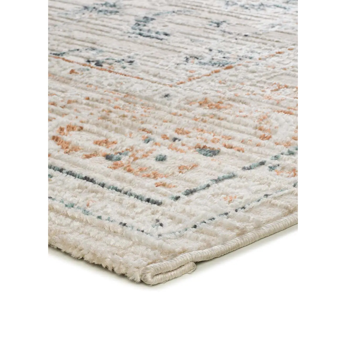 KEOPS Alfombra vintage con relieve multicolor, varias medidas disponibles.