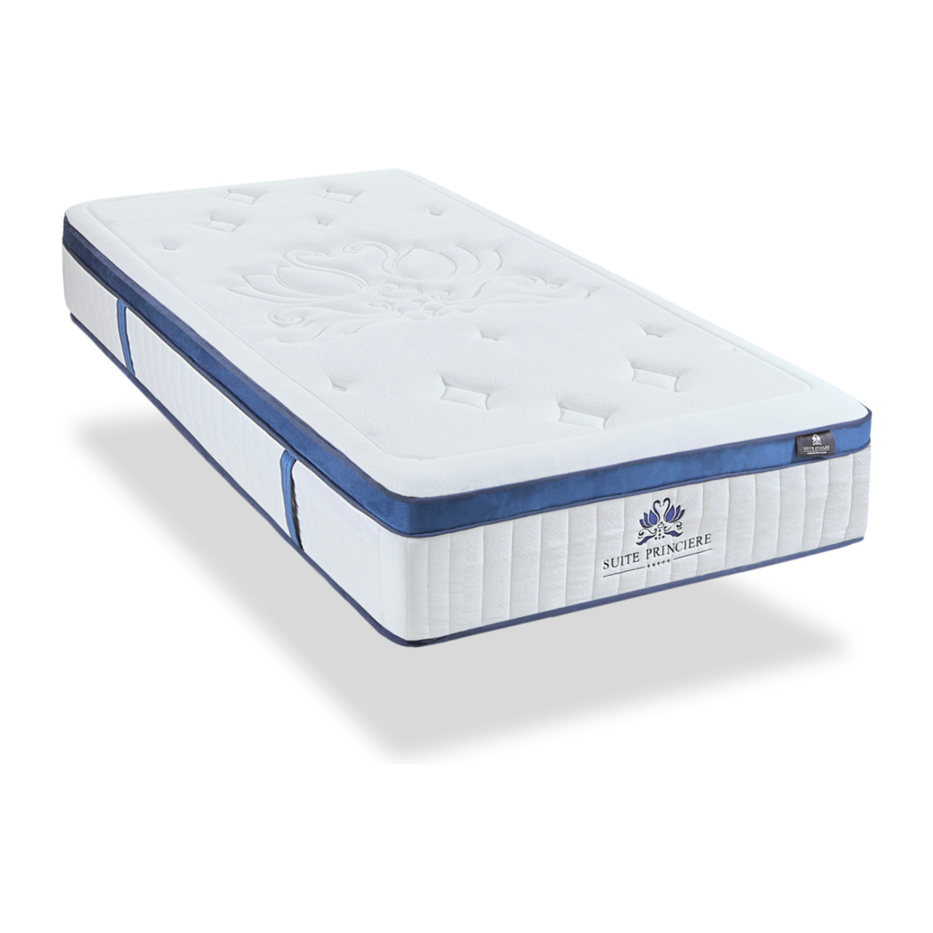 Matelas Hybride Suite Princière, Soutien Ferme, 30 cm, Micro-Ressorts & Mémoire de Forme
