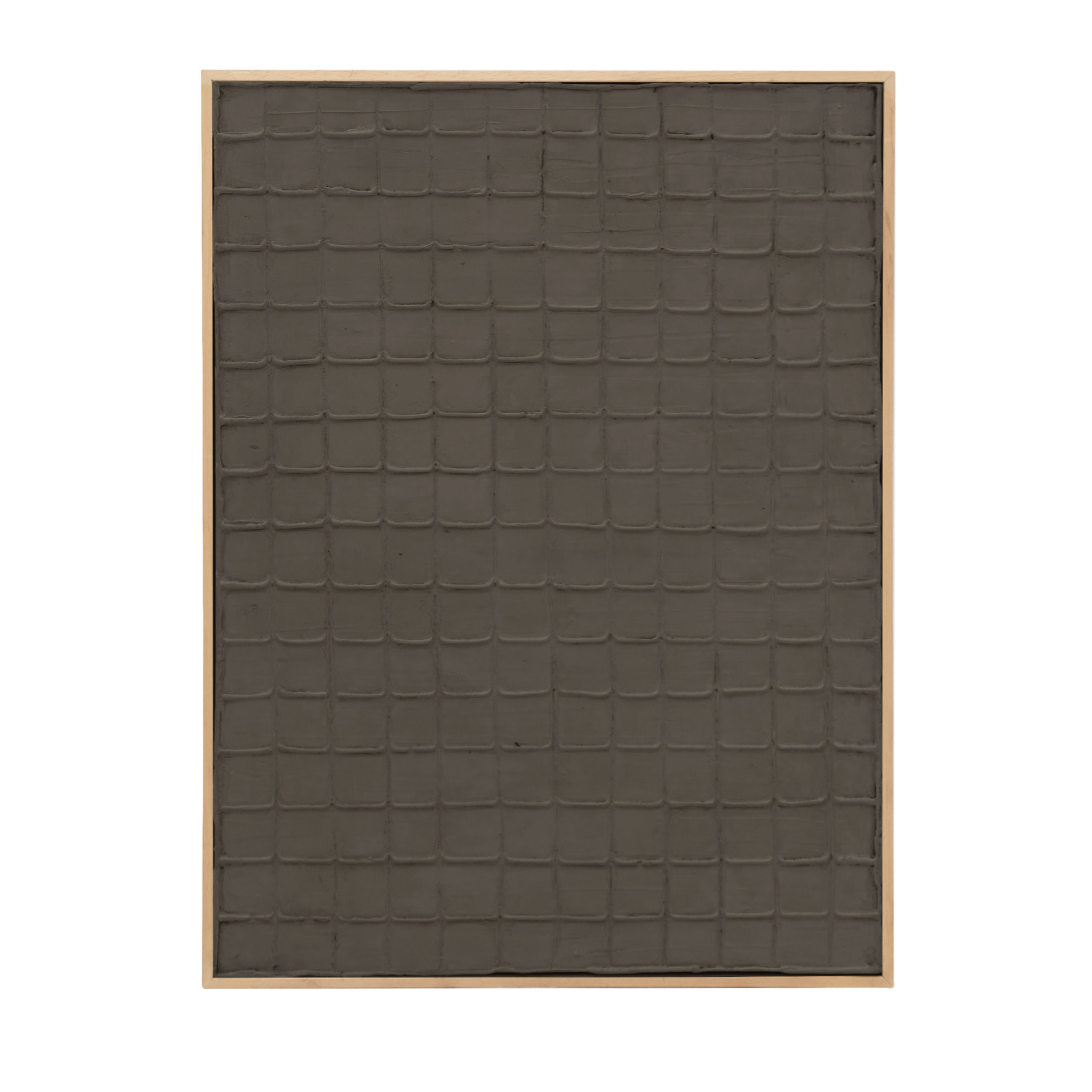 Tableau gris décoratif sur toile de coton avec cadre en bois peint à la main à la peinture à l'huile en différentes tailles