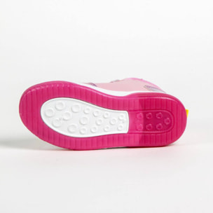 Zapatilla deportiva infantil suela ligera con luces "Barbie"