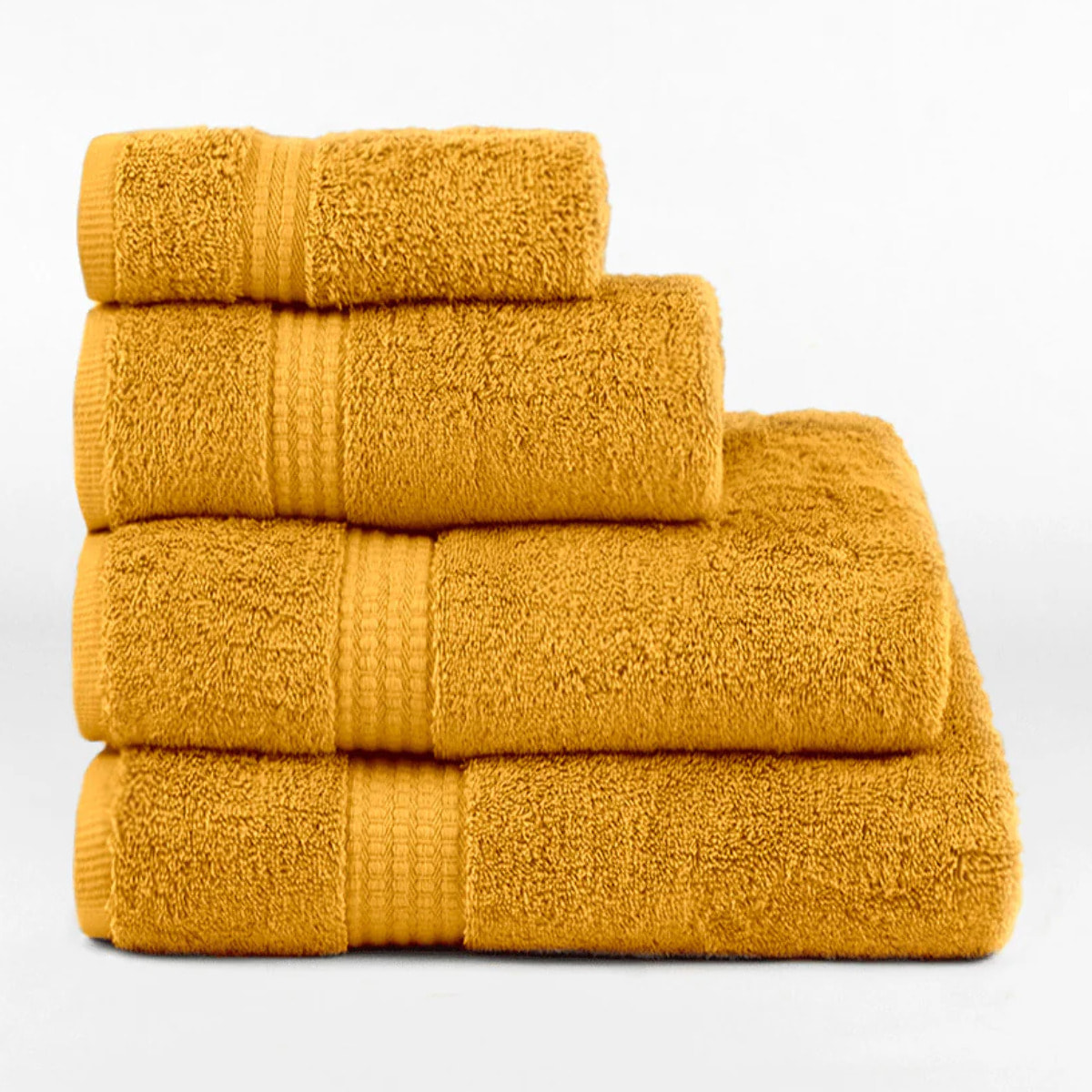 Toalla de baño 700gr mostaza