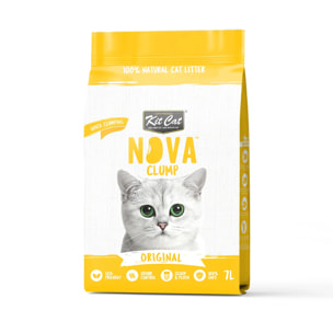 Kit Cat Nova Pack Ahorro 12 (6 Original y 6 Confetti) 7 L Arena Vegetal para gatos