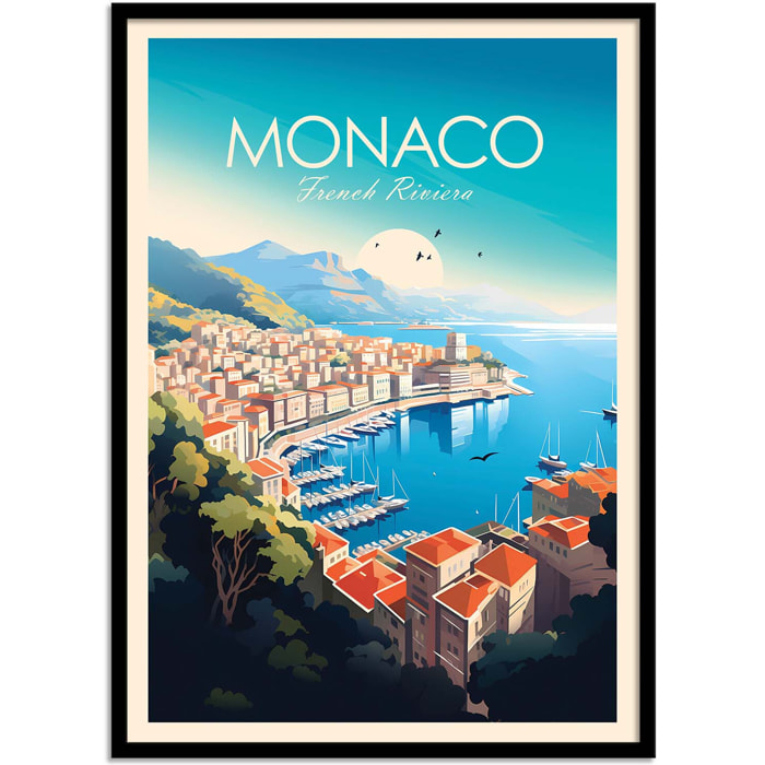Affiche - Monaco - Studio Inception
