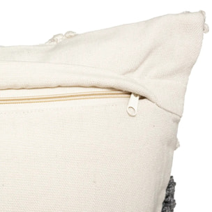 Coussin "R.O.W." blanc ivoire 45x45cm