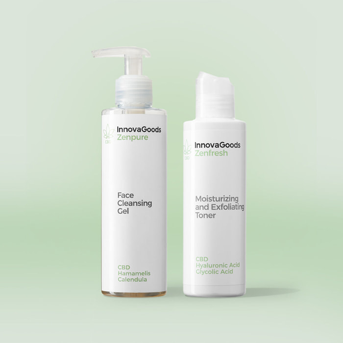 Pacchetto Duo pulizia viso CBD