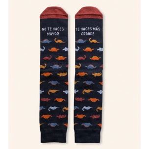 Calcetines "No te haces mayor, te haces más grande"