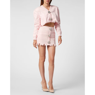 PHILIPP PLEIN Knit Short Skirt MONOGRAM