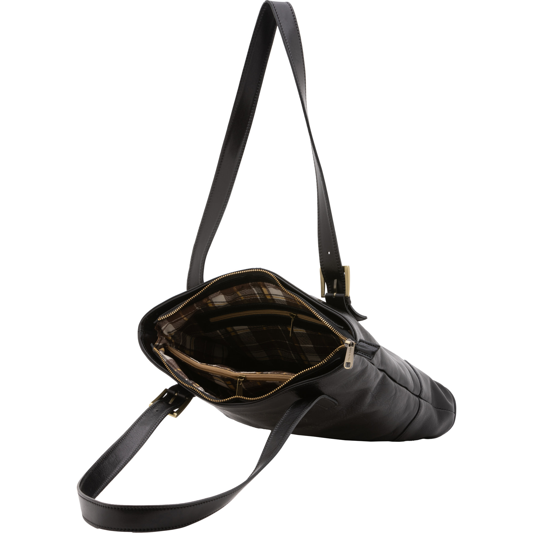 Borsa a spalla  da donna In Vera pelle Made in Italy 33x35x8 cm