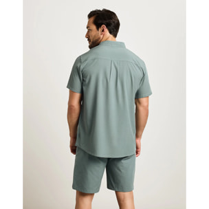 Camisa Manga Corta Verde - Camiland