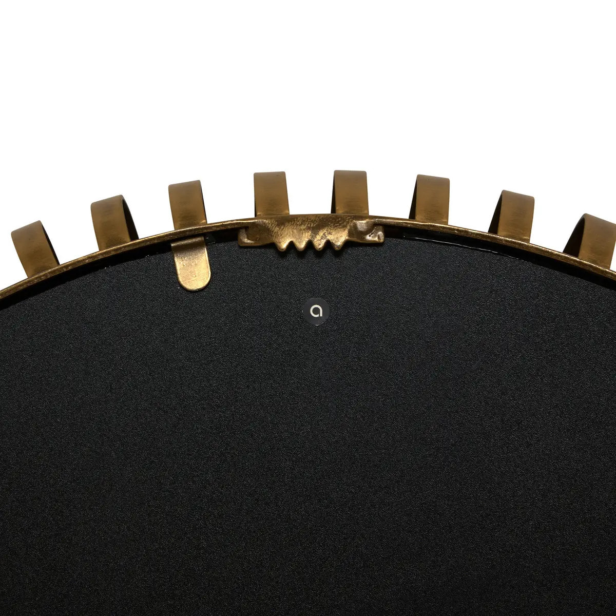 Miroir rond Barrel D.61cm doré métallisé