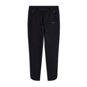 Pantaloni donna slim fit in felpa con apertura sul fondo