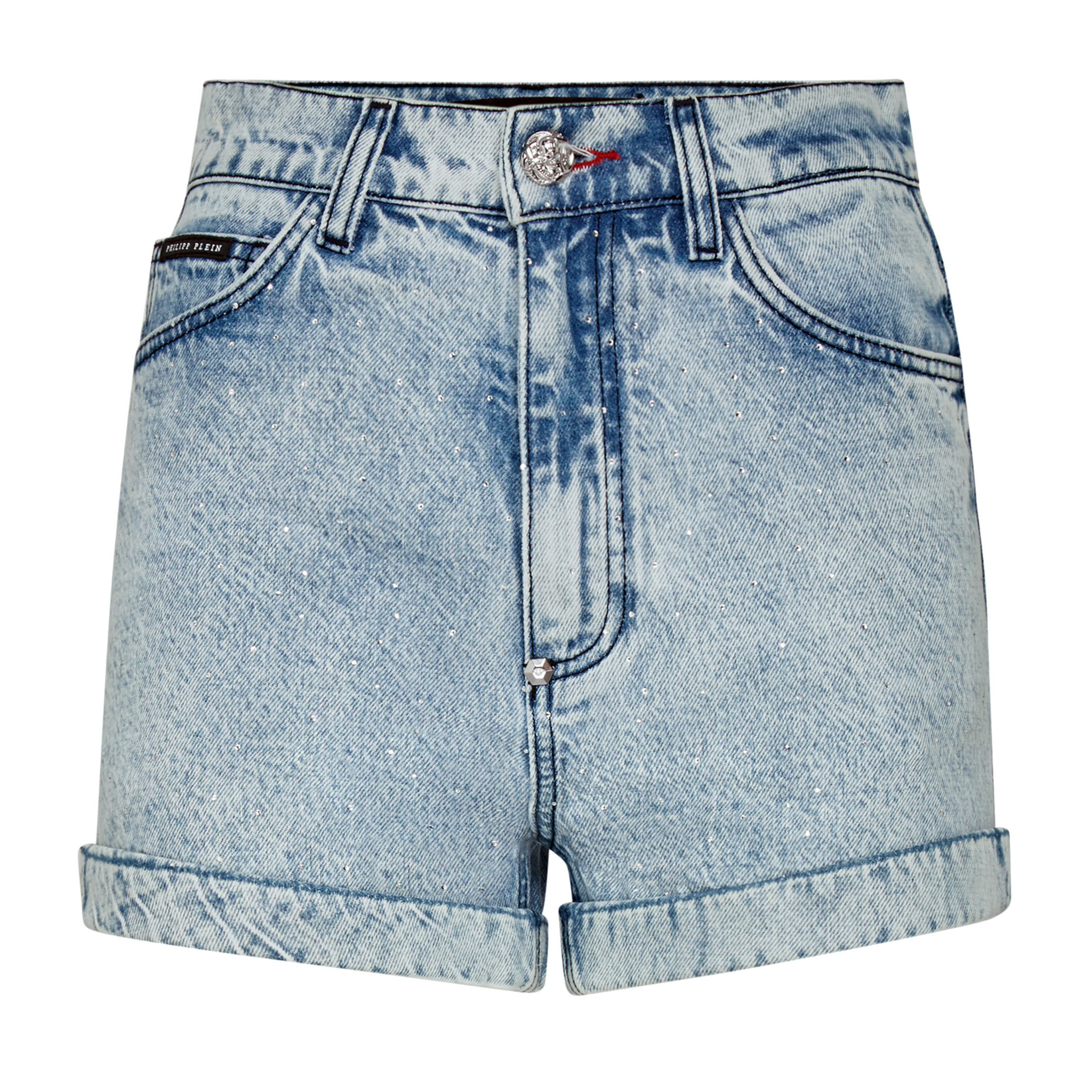 PHILIPP PLEIN Denim Shorts