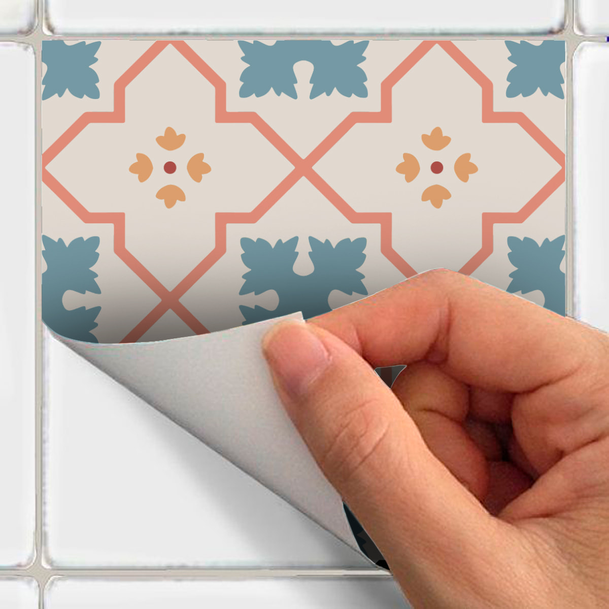 Stickers muraux - Sticker Mural Carrelage adhésif Cuisine Salle de Bain - 9 STICKERS CARRELAGES AZULEJOS FOTINA