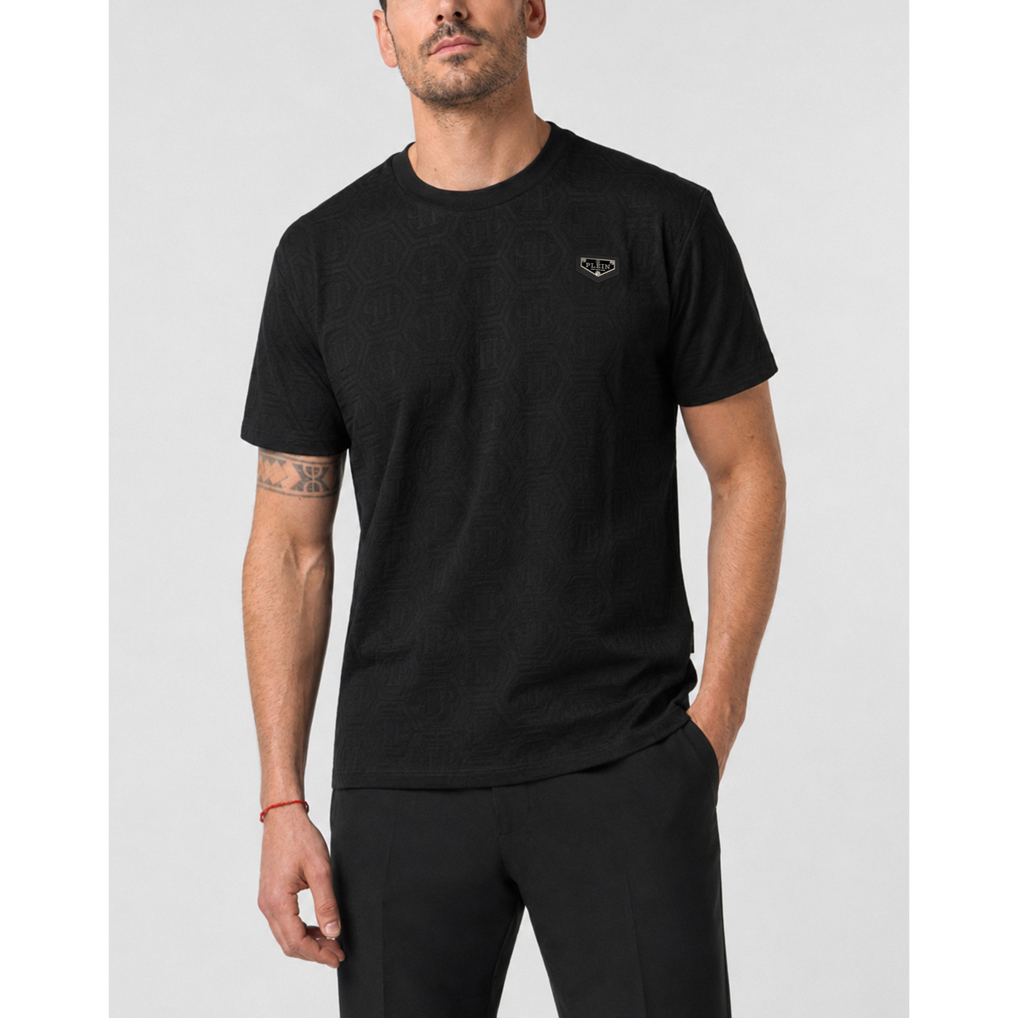 PHILIPP PLEIN T-shirt girocollo a maniche corte MONOGRAM
