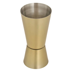 Coffret cocktail Gold inox doré