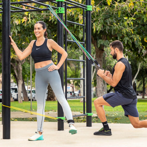 Pack Piattaforma Vibrante con Altoparlante, Telecomando e Bande di Resistenza con Guida InnovaGoods