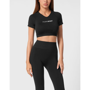 PLEIN SPORT Maglietta con scollo a V