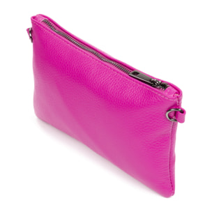 Albenga Borsa a tracolla da donna in vera pelle finitura Dollaro.