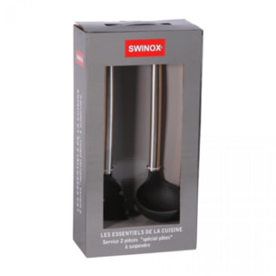 Set de 2 pièces pâtes noir - Swinox