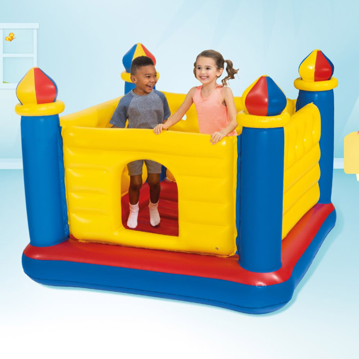 Intex Castello Gonfiabile Jump-O-Lene, 175x175x135 cm
