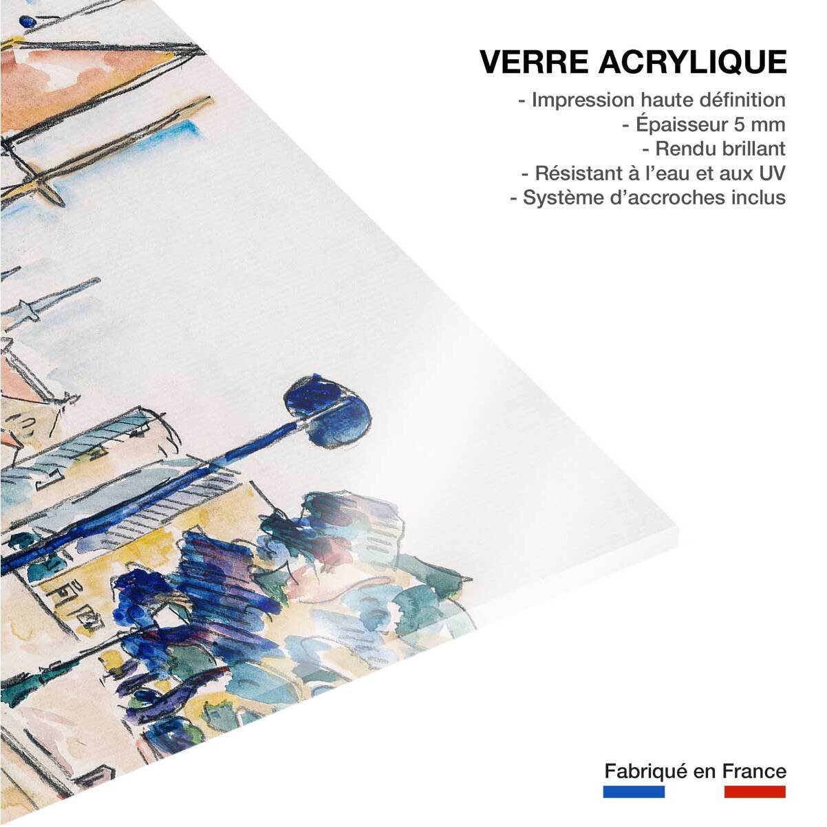 Tableau la rochelle de paul signac  Tableau plexiglas