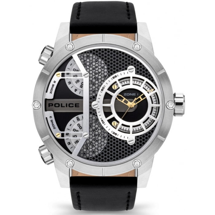 Reloj Police PEWJA2118101 Hombre Analogico Cuarzo con Correa de Cuero