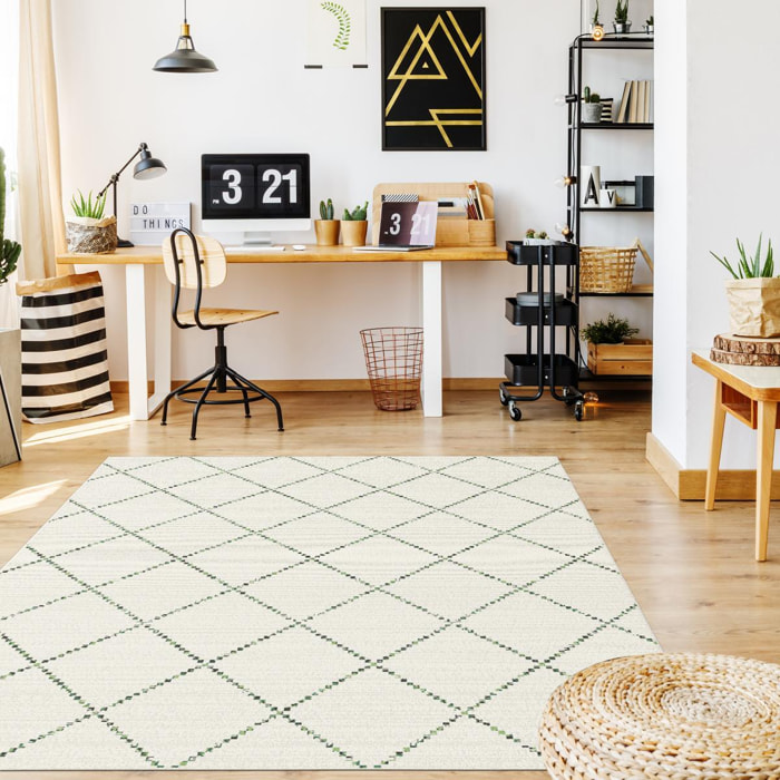Tapis extérieur tissé kilim rectangle FOMO