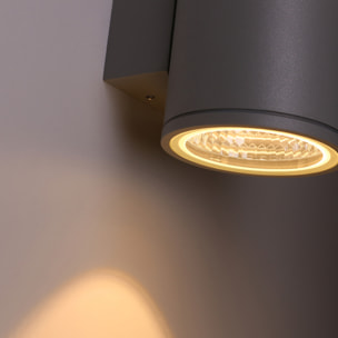 Forlight Aplique Ip54 Orion Single Emission Led 5,6W 3000K Gris 527Lm