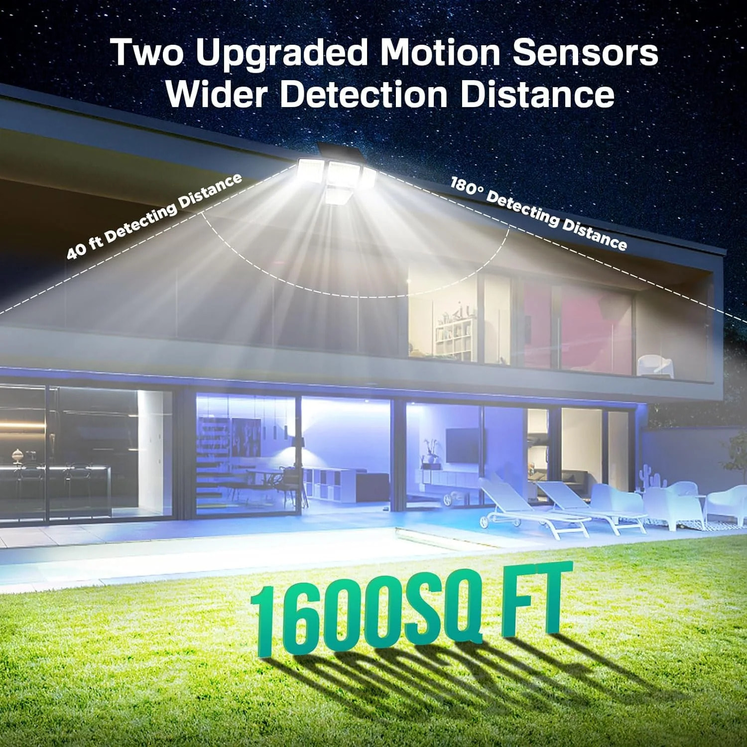 4 Projecteurs solaires sensor FAIRVIEW