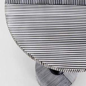 Table d'appoint Domero Double 25cm noire Kare Design